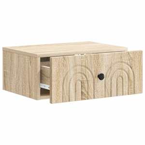 Nástěnný noční stolek 2 pcs Dub sonoma 49 x 34,5 x 20 cm - obrázek 6