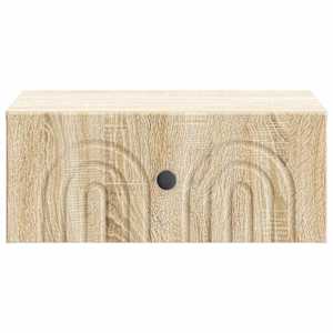 Nástěnný noční stolek 2 pcs Dub sonoma 49 x 34,5 x 20 cm - obrázek 7