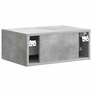 Nástěnný noční stolek 2 pcs Betonově šedá 49 x 34,5 x 20 cm - obrázek 9