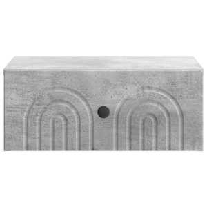 Nástěnný noční stolek 2 pcs Betonově šedá 49 x 34,5 x 20 cm - obrázek 7