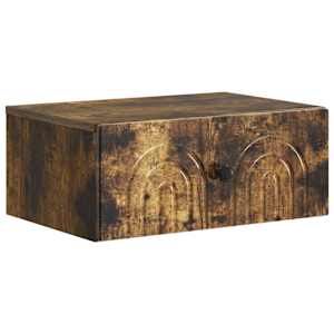 Nástěnný noční stolek 2 pcs Kouřový dub 49 x 34,5 x 20 cm - obrázek 5