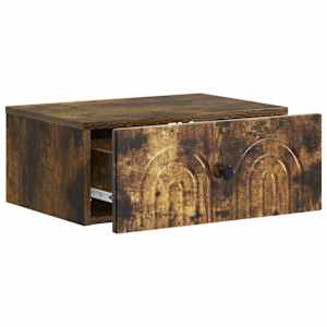 Nástěnný noční stolek 2 pcs Kouřový dub 49 x 34,5 x 20 cm - obrázek 6