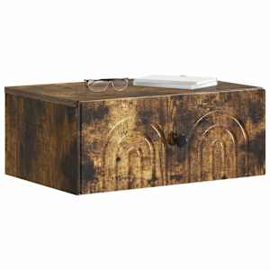Nástěnný noční stolek 2 pcs Kouřový dub 49 x 34,5 x 20 cm - obrázek 3