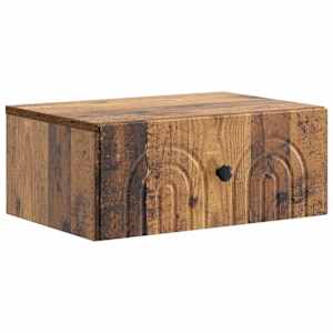 Nástěnný noční stolek 2 pcs Staré dřevo 49 x 34,5 x 20 cm - obrázek 5