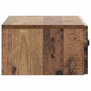 Nástěnný noční stolek 2 pcs Staré dřevo 49 x 34,5 x 20 cm - obrázek 8