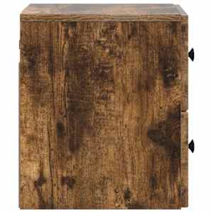 Nástěnný noční stolek 2 pcs Kouřový dub 33 x 34,5 x 40 cm - obrázek 8