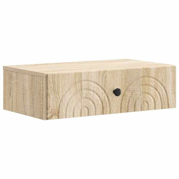 vidaXL Seinale kinnitatav k&uuml;lglaud 59 x 34,5 x 17 cm Tehispuit