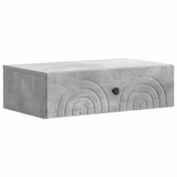 vidaXL Seinale kinnitatav k&uuml;lglaud 59 x 34,5 x 17 cm Tehispuit
