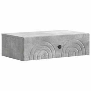 Nástěnný boční stůl Betonově šedá 59 x 34,5 x 17 cm - obrázek 2
