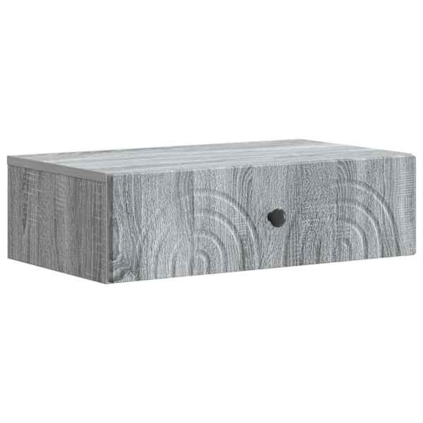 vidaXL Seinale kinnitatav k&uuml;lglaud 59 x 34,5 x 17 cm Tehispuit