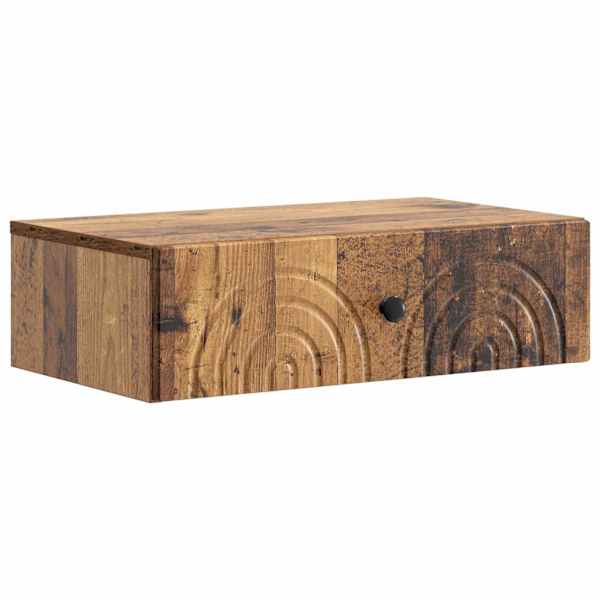 vidaXL Seinale kinnitatav k&uuml;lglaud 59 x 34,5 x 17 cm Tehispuit
