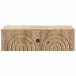 Nástěnný boční stůl 59 x 34,5 x 17 cm Kompozitní dřevo - obrázek 5