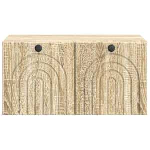 Nástěnná TV skříň Dub sonoma 59,5 x 41 x 30 cm Kompozitní dřevo - obrázek 4