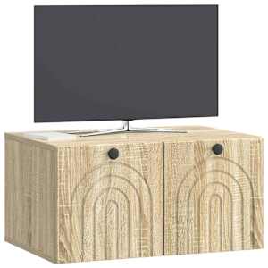 Nástěnná TV skříň Dub sonoma 59,5 x 41 x 30 cm Kompozitní dřevo - obrázek 2