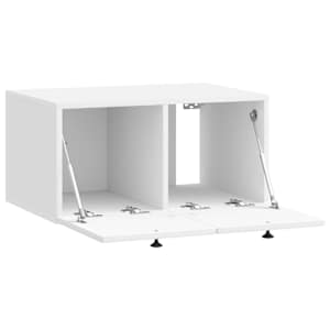 Nástěnná TV skříň Bílá s vysokým leskem 59,5 x 41 x 30 cm - obrázek 5