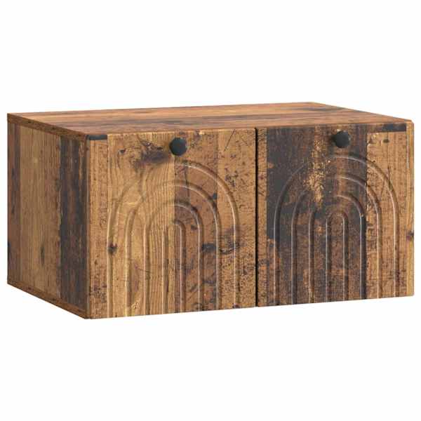vidaXL Rippuv TV kapp Vana puit 59,5 x 41 x 30 cm Tehispuit