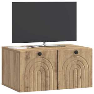 Nástěnná TV skříň 59,5 x 41 x 30 cm Dub artisan - obrázek 3