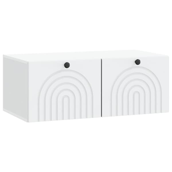 vidaXL Rippuv TV kapp Valge 78,5 x 41 x 30 cm Tehispuit