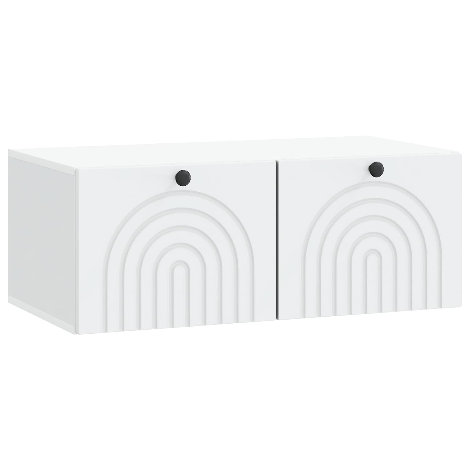 vidaXL Oglindă TV montată pe perete Pe perete Alb 78,5 x 41 x 30 cm