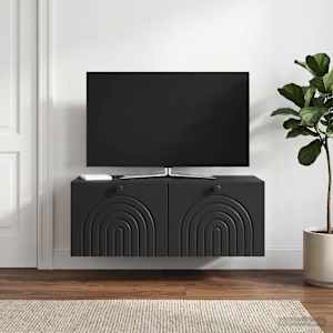 Nástěnná TV skříň Černá 78,5 x 41 x 30 cm Kompozitní dřevo - obrázek 4