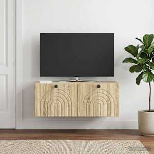 Nástěnná TV skříň Dub sonoma 78,5 x 41 x 30 cm Kompozitní dřevo - obrázek 1