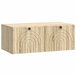 Nástěnná TV skříň Dub sonoma 78,5 x 41 x 30 cm Kompozitní dřevo - obrázek 2