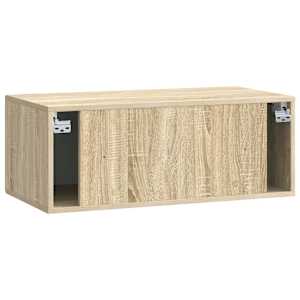 Nástěnná TV skříň Dub sonoma 78,5 x 41 x 30 cm Kompozitní dřevo - obrázek 8
