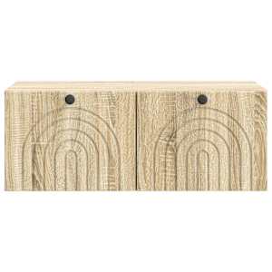 Nástěnná TV skříň Dub sonoma 78,5 x 41 x 30 cm Kompozitní dřevo - obrázek 6