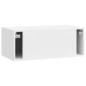 Nástěnná TV skříň Bílá s vysokým leskem 78,5 x 41 x 30 cm - obrázek 8