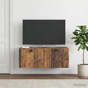 Nástěnná TV skříň Nástěnný Staré dřevo 78,5 x 41 x 30 cm - obrázek 1