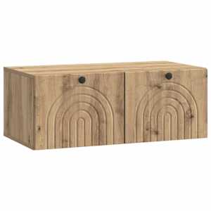 Nástěnná TV skříň 78,5 x 41 x 30 cm Dub artisan - obrázek 2