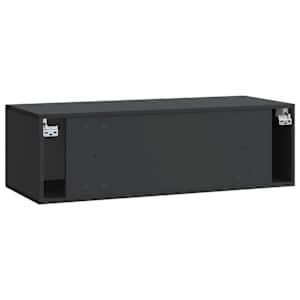 Nástěnná TV skříň Černá 99 x 41 x 30 cm Kompozitní dřevo - obrázek 8