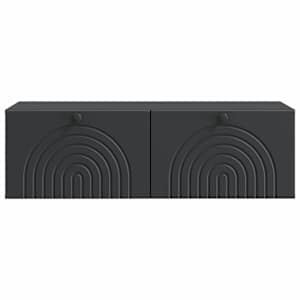 Nástěnná TV skříň Černá 99 x 41 x 30 cm Kompozitní dřevo - obrázek 6