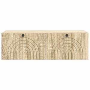 Nástěnná TV skříň Dub sonoma 98 x 41 x 30 cm Kompozitní dřevo - obrázek 6