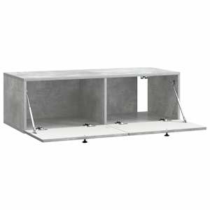 Nástěnná TV skříň Nástěnný Betonově šedá 99 x 41 x 30 cm - obrázek 5