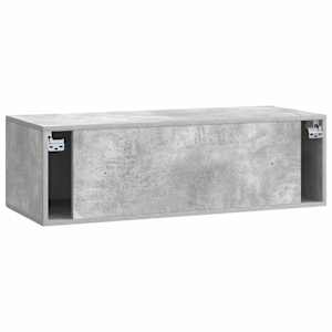 Nástěnná TV skříň Nástěnný Betonově šedá 99 x 41 x 30 cm - obrázek 8