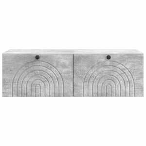 Nástěnná TV skříň Nástěnný Betonově šedá 99 x 41 x 30 cm - obrázek 6