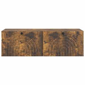 Nástěnná TV skříň Kouřový dub 99 x 41 x 30 cm Kompozitní dřevo - obrázek 6