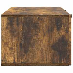 Nástěnná TV skříň Kouřový dub 99 x 41 x 30 cm Kompozitní dřevo - obrázek 7