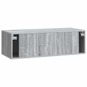 Nástěnná TV skříň Šedá sonoma 99 x 41 x 30 cm Kompozitní dřevo - obrázek 8