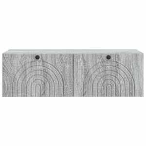 Nástěnná TV skříň Šedá sonoma 99 x 41 x 30 cm Kompozitní dřevo - obrázek 6