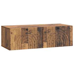 Nástěnná TV skříň Staré dřevo 99 x 41 x 30 cm Kompozitní dřevo - obrázek 2