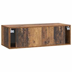 Nástěnná TV skříň Staré dřevo 99 x 41 x 30 cm Kompozitní dřevo - obrázek 8