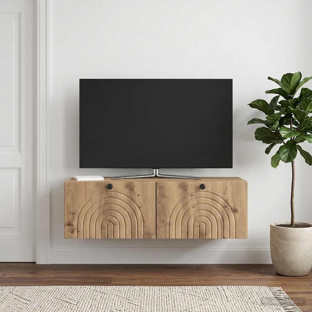 Seinälle asennettava TV-kaappi Artisaanitammi 99 x 41 x 30 cm