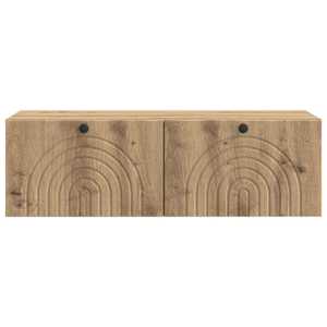 Nástěnná TV skříň 99 x 41 x 30 cm Dub artisan Kompozitní dřevo - obrázek 6