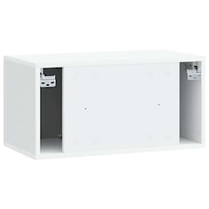 Nástěnná TV skříň Bílá 59,5 x 31 x 30 cm Kompozitní dřevo - obrázek 6