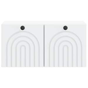Nástěnná TV skříň Bílá 59,5 x 31 x 30 cm Kompozitní dřevo - obrázek 4
