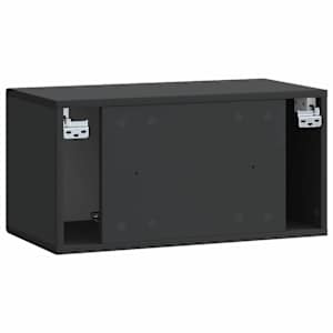Nástěnná TV skříň Černá 59,5 x 31 x 30 cm Kompozitní dřevo - obrázek 6