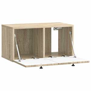 Nástěnná TV skříň Dub sonoma 59,5 x 31 x 30 cm Kompozitní dřevo - obrázek 3