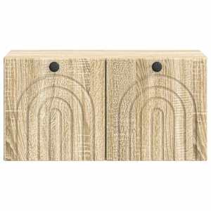 Nástěnná TV skříň Dub sonoma 59,5 x 31 x 30 cm Kompozitní dřevo - obrázek 4